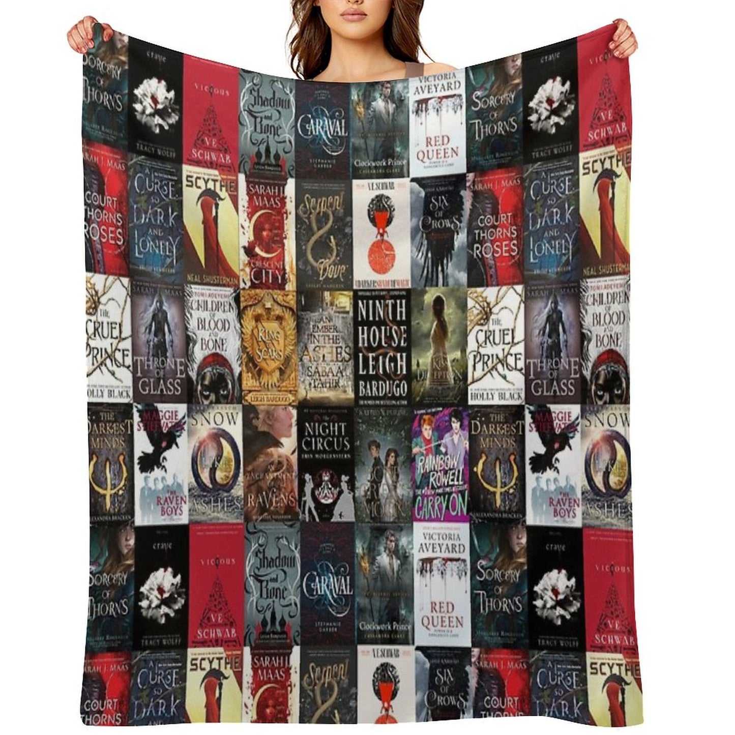 Cozy Reader Blanket for Young Adult & Fantasy Book Lovers