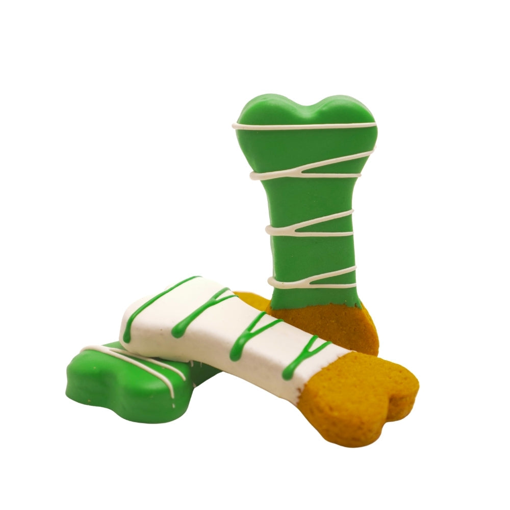 Lucky Dipped Bones Organic Dog Treats — Peanut Butter & Yogurt-Dipped Fetch! Dog Treats