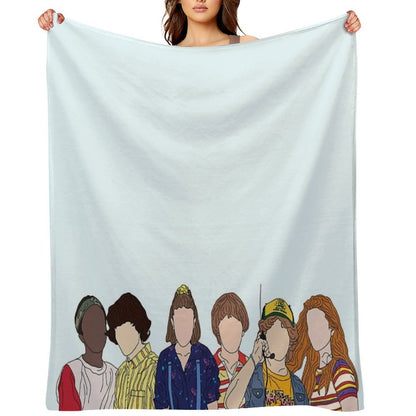 Stranger Things 3 Throw Blanket