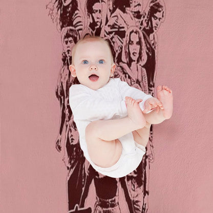 Cozy Fandom Blanket for Sci-Fi & Stranger Things Fans