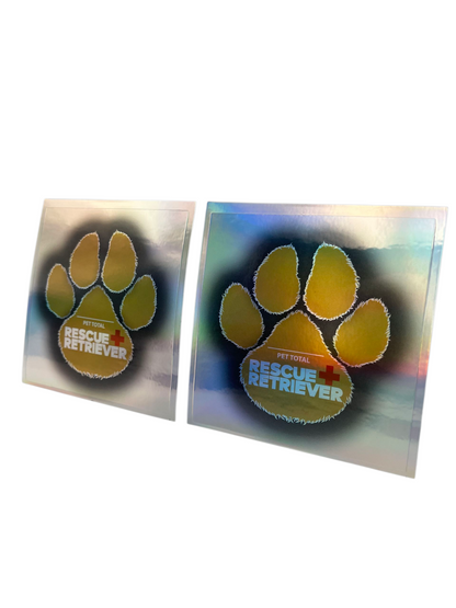 Rescue Retriever Reflective Decal — 2-Pack Pet Alert Stickers