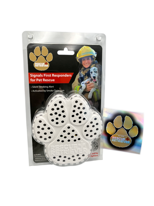Rescue Retriever Smoke Detector — Pet Safety Smoke Detector with Silent Strobe
