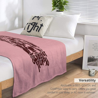 Cozy Fandom Blanket for Sci-Fi & Stranger Things Fans