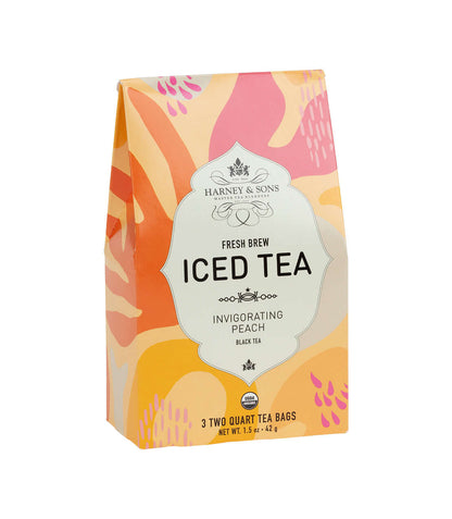 Peach Fresh Brew Iced Tea — Southern Style Black Tea with Georgia Peach Notes