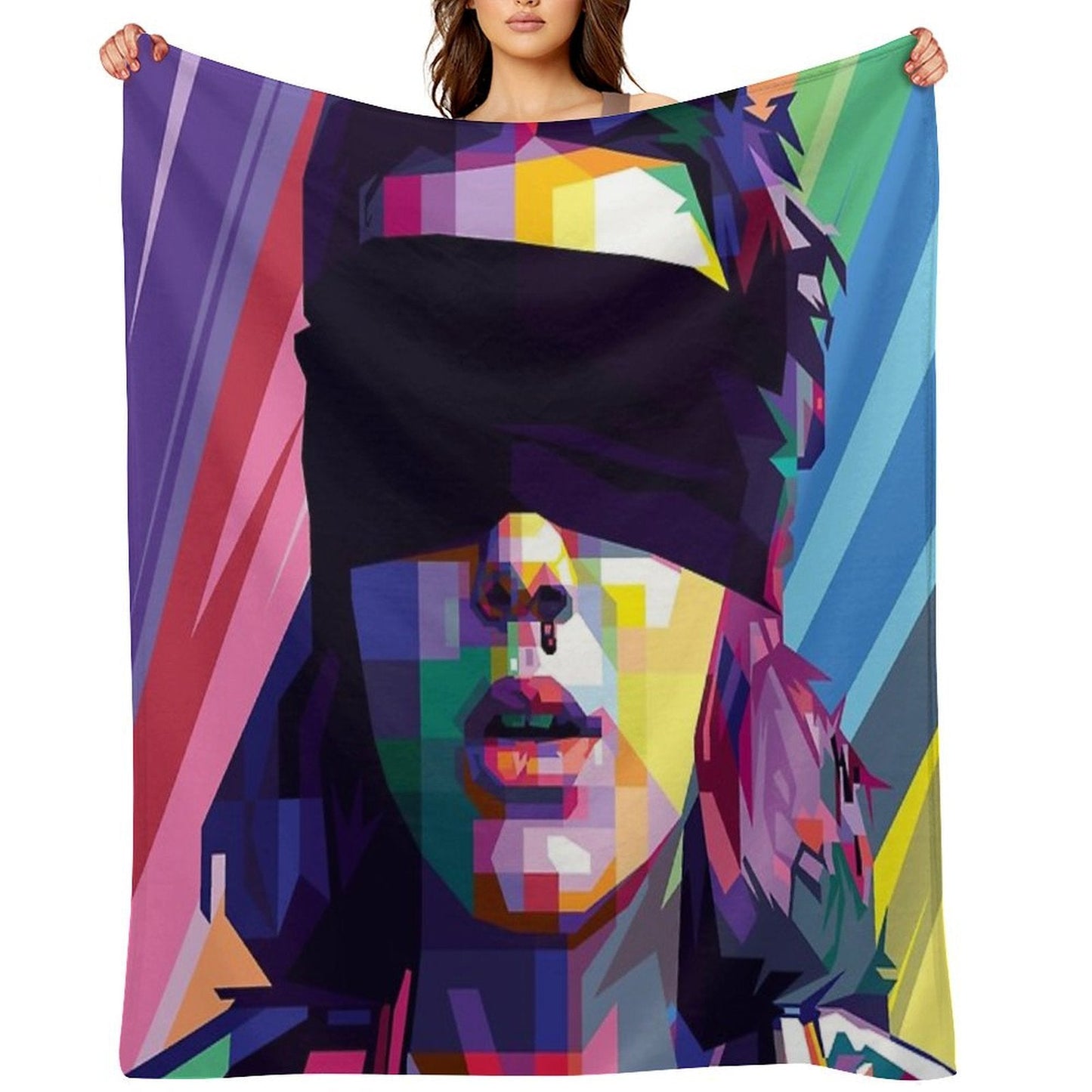 Cozy Fandom Fleece Blanket for Netflix Fans