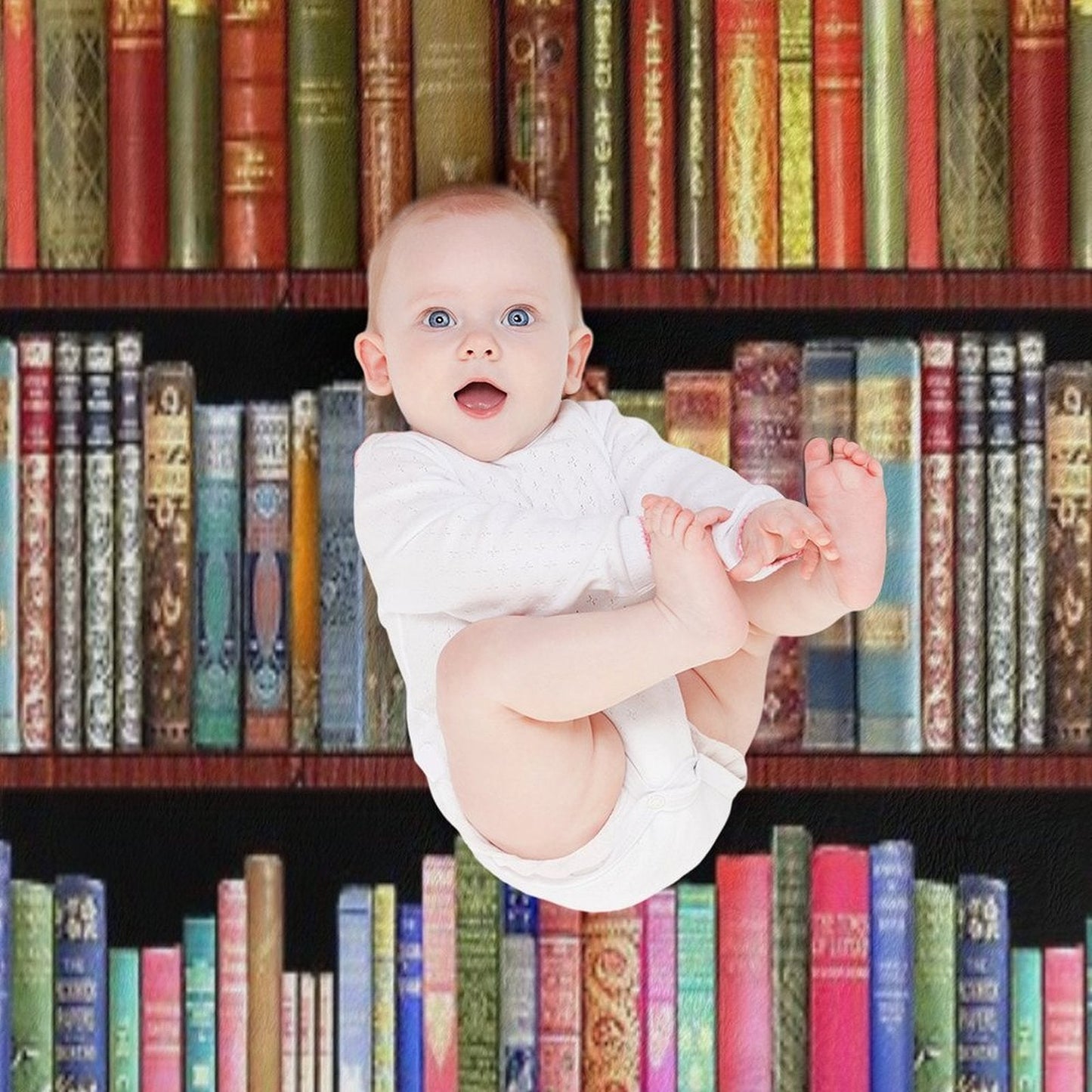 Vintage British Literature Cozy Fleece Throw for Book Lovers