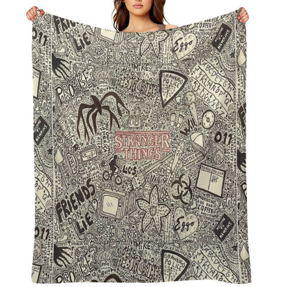 Stranger Things Throw Blanket