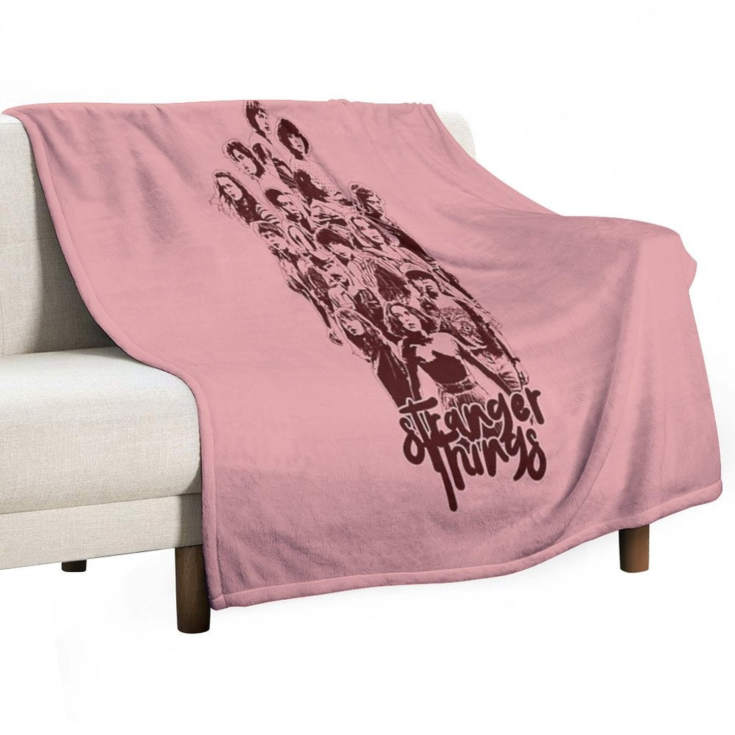 Cozy Fandom Blanket for Sci-Fi & Stranger Things Fans