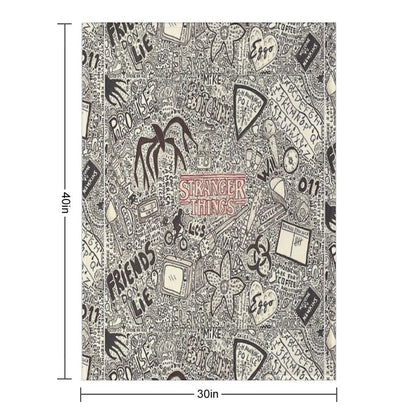 Stranger Things Throw Blanket
