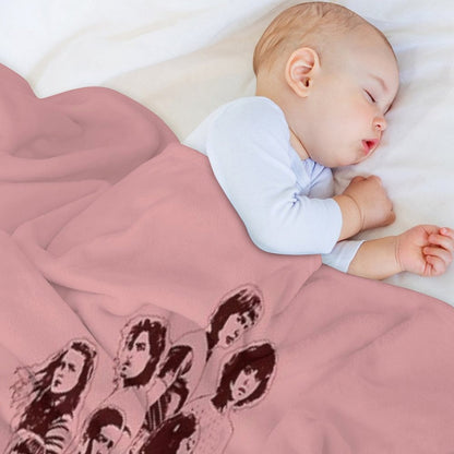 Cozy Fandom Blanket for Sci-Fi & Stranger Things Fans