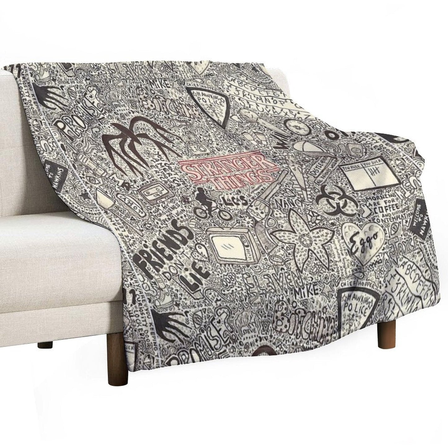 Stranger Things Throw Blanket