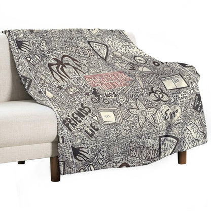 Stranger Things Throw Blanket