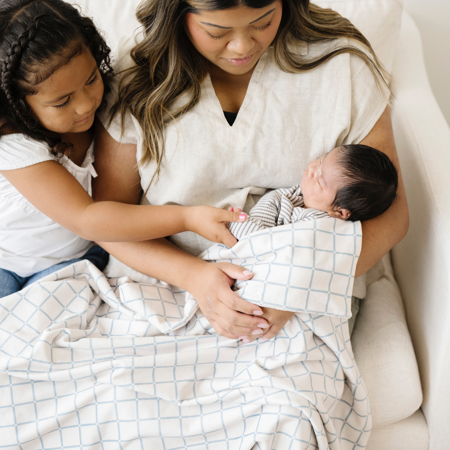 MINKY STRETCH RECEIVING BLANKETS
