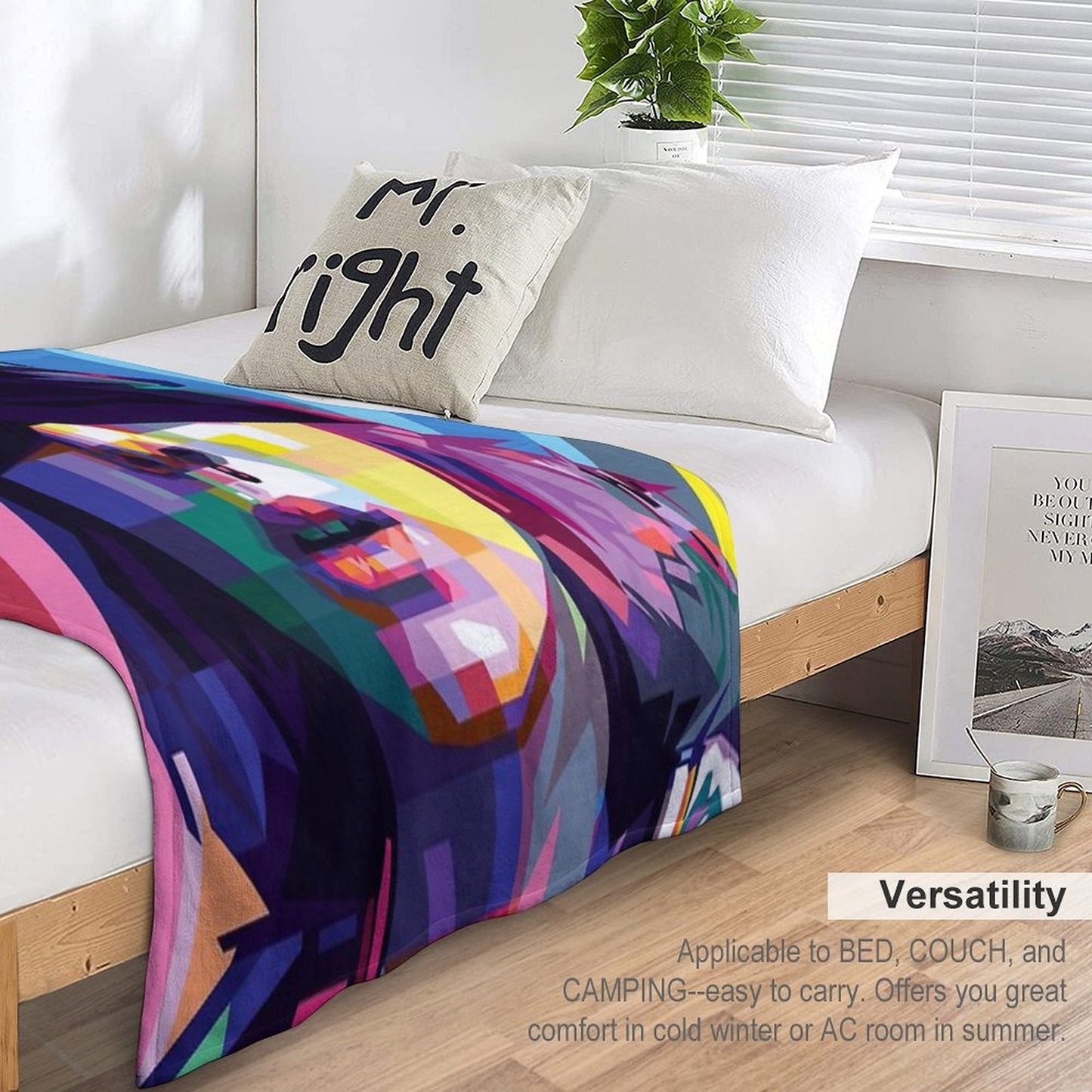 Cozy Fandom Fleece Blanket for Netflix Fans