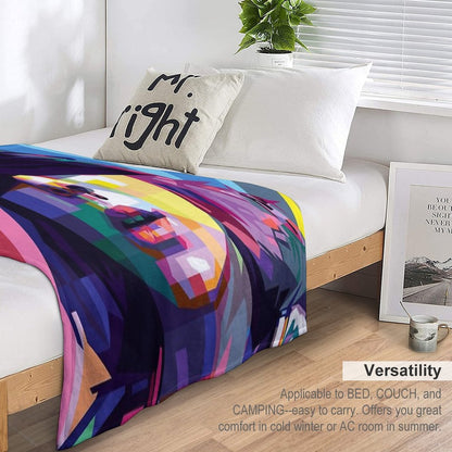 Cozy Fandom Fleece Blanket for Netflix Fans