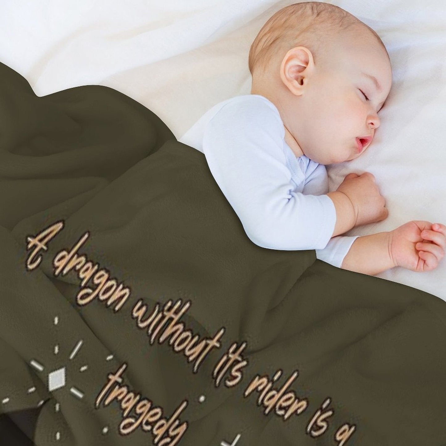 Dragon Without Rider - Tragedy, Rider Without Dragon - Dead Throw Blanket