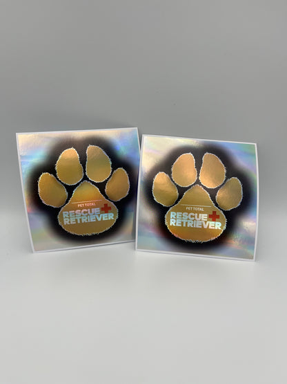 Rescue Retriever Reflective Decal — 2-Pack Pet Alert Stickers