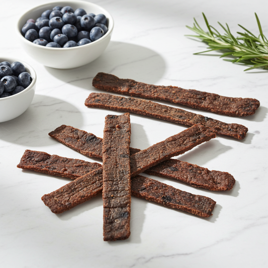 Organic Blueberry Bones Dog Treats — Antioxidant-Rich Natural Snack