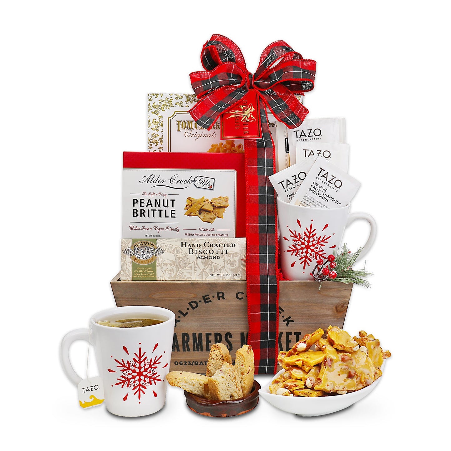 Cozy Festive Tea & Treats Gift Set