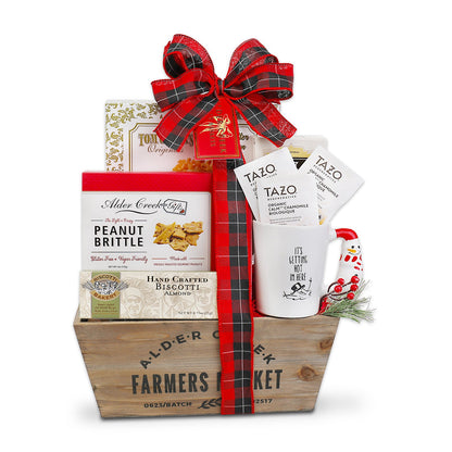 Cozy Festive Tea & Treats Gift Set