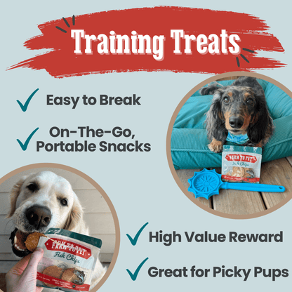 Fish Chips Snack Pack Bundles | Dog Treats for Training & Travel