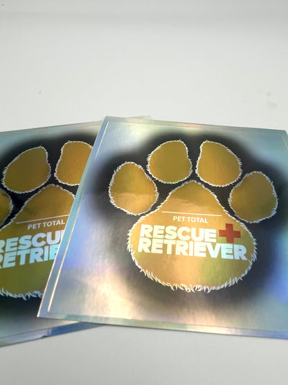 Rescue Retriever Reflective Decal — 2-Pack Pet Alert Stickers