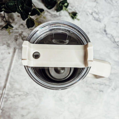 Large Travel Cup with Handle & Straw | Funny Mom Gift