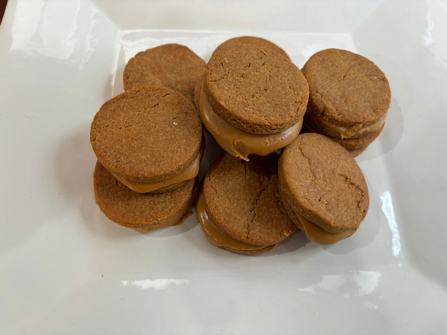 Organic Peanut Butter Macarons for Dogs — Gourmet Soft & Dog-Safe Treats