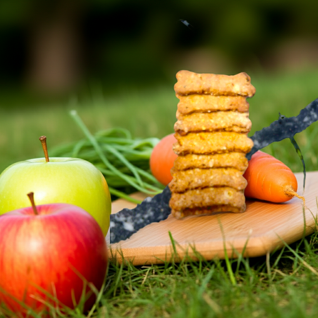 Organic Apple Carrot Bones for Dogs — Crunchy Natural Dog Treats