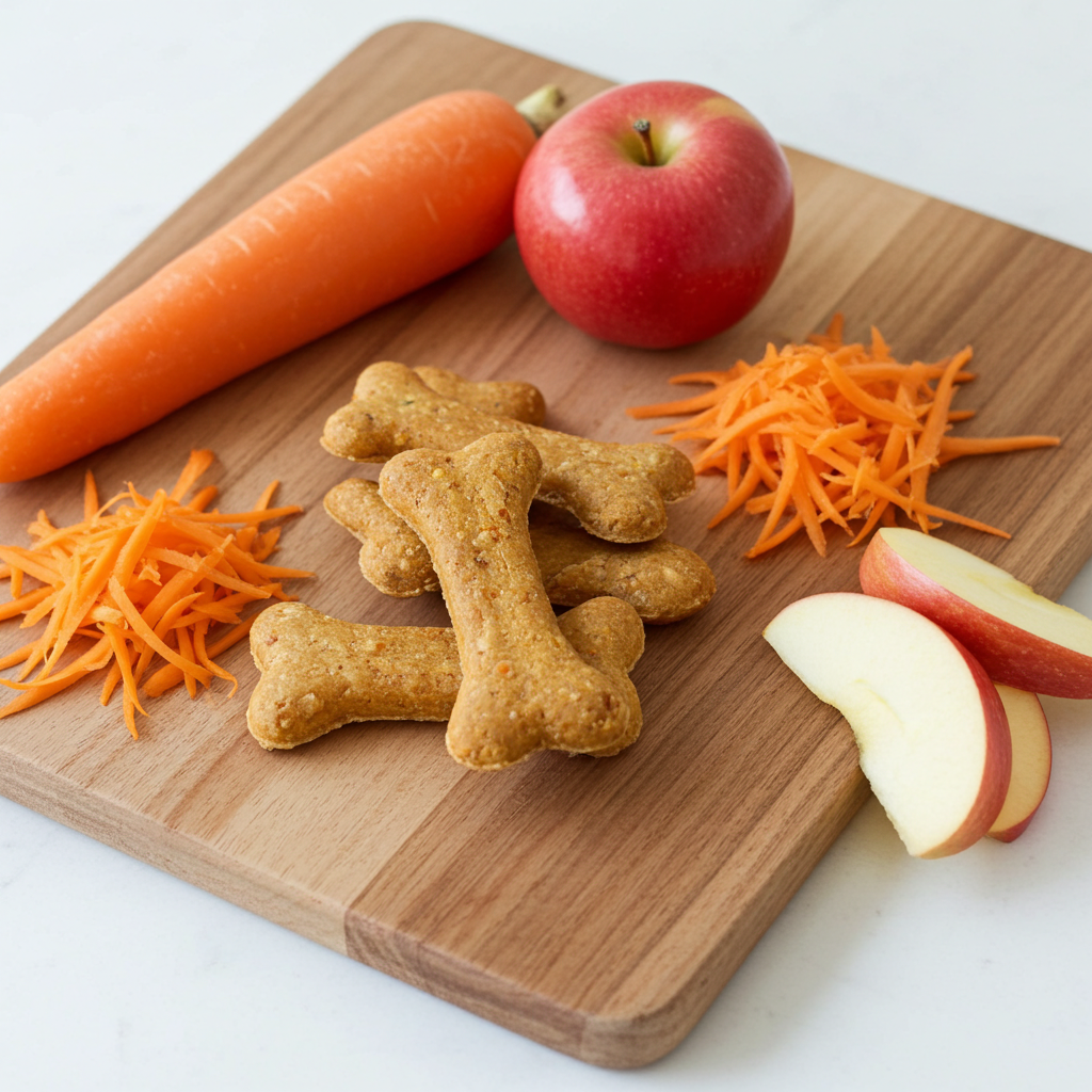 Organic Apple Carrot Bones for Dogs — Crunchy Natural Dog Treats