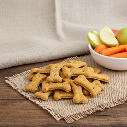 Organic Apple Carrot Bones for Dogs — Crunchy Natural Dog Treats