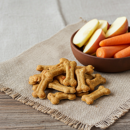 Organic Apple Carrot Bones for Dogs — Crunchy Natural Dog Treats