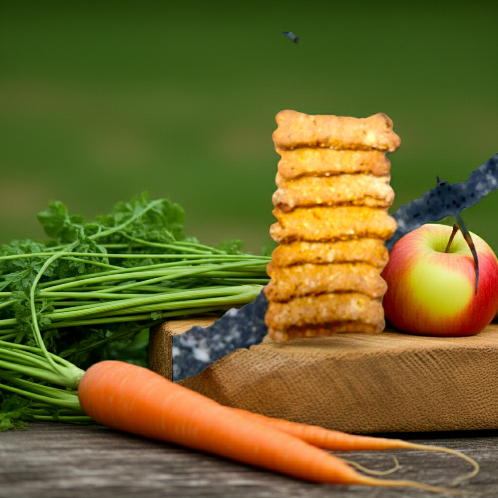 Organic Apple Carrot Bones for Dogs — Crunchy Natural Dog Treats