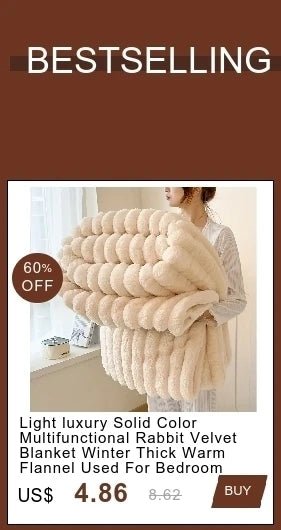 Thick luxury Velvet Blanket