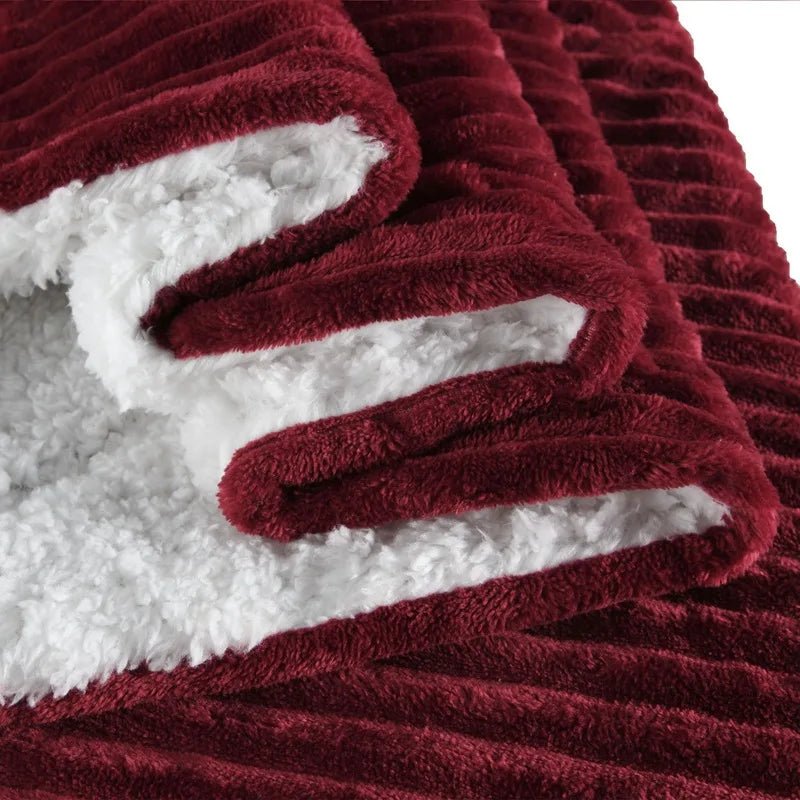 Double-layer Thick Flannel Blanket