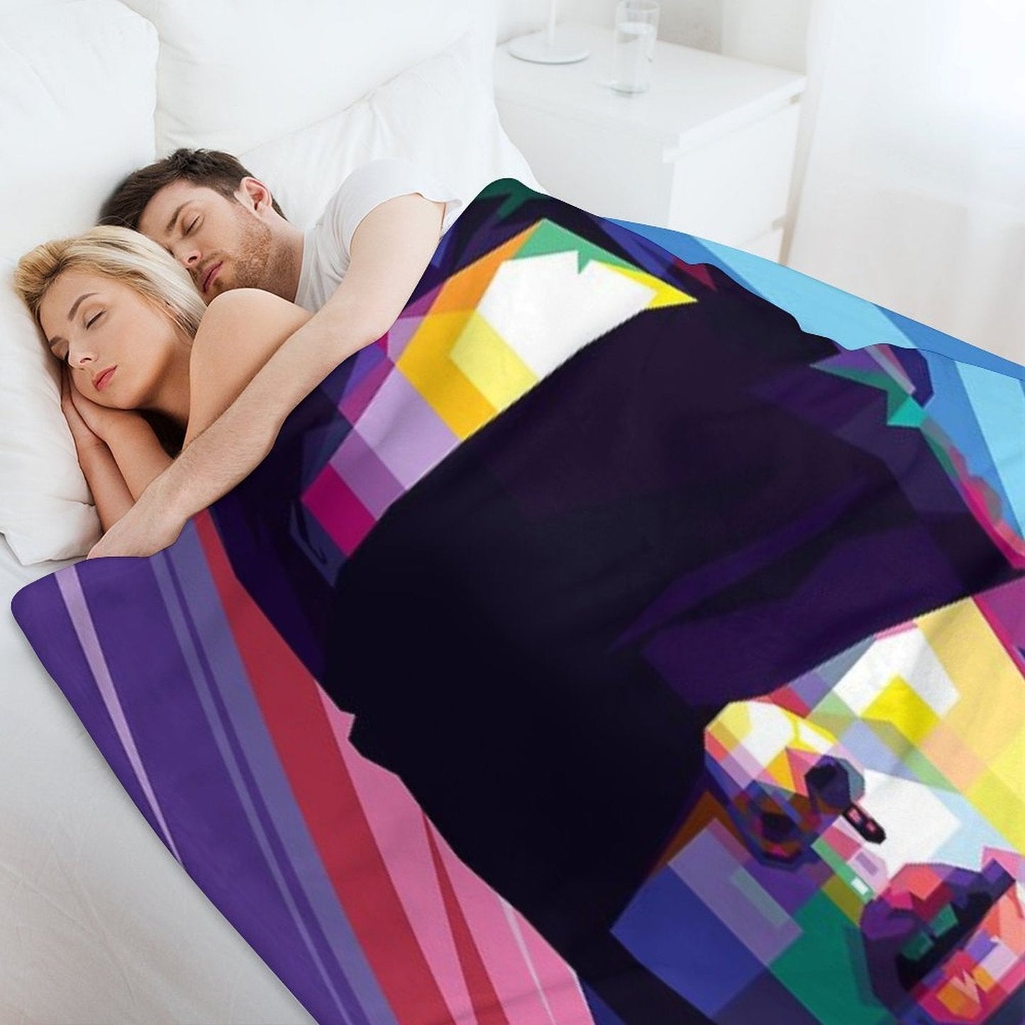 Cozy Fandom Fleece Blanket for Netflix Fans