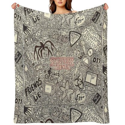 Stranger Things Throw Blanket