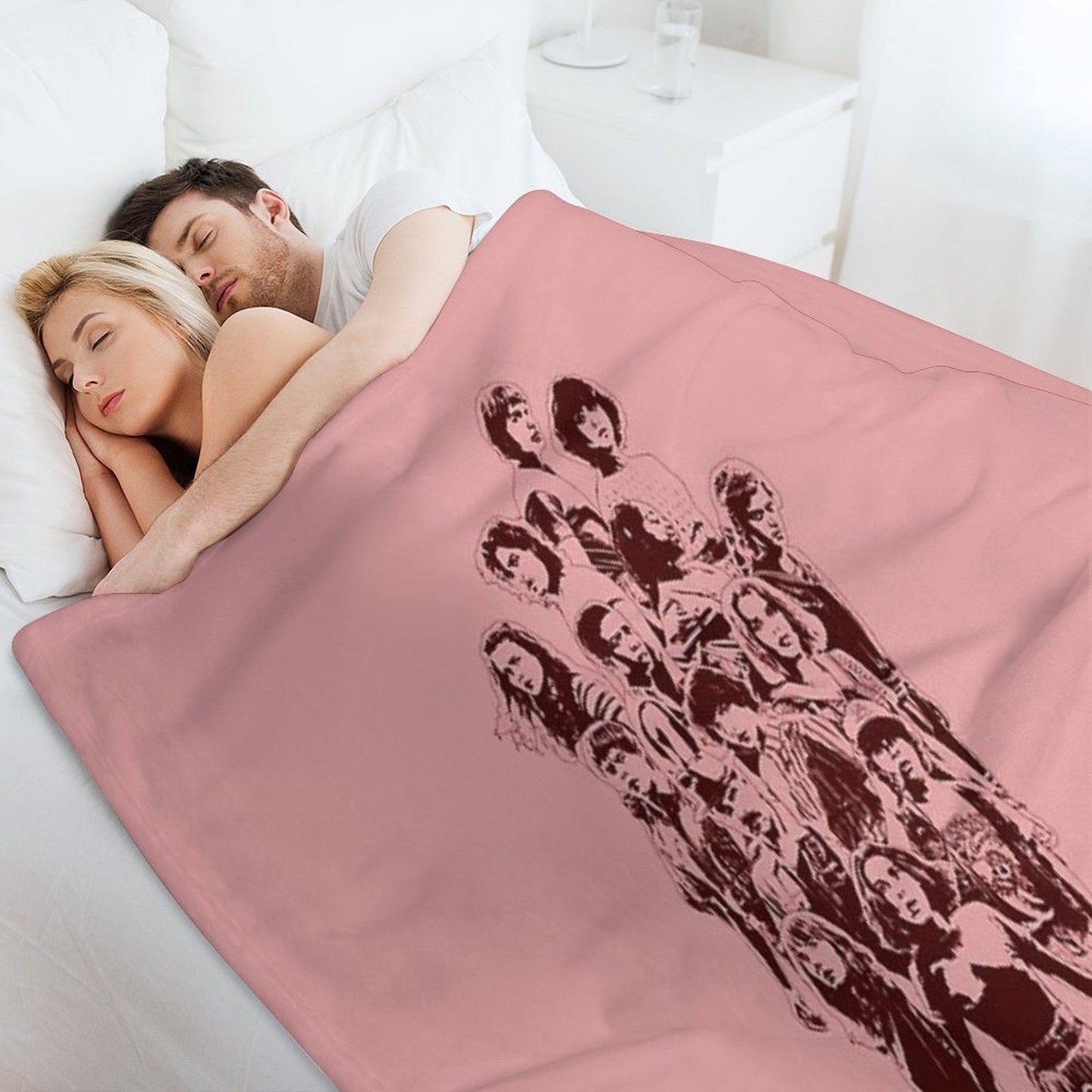 Cozy Fandom Blanket for Sci-Fi & Stranger Things Fans