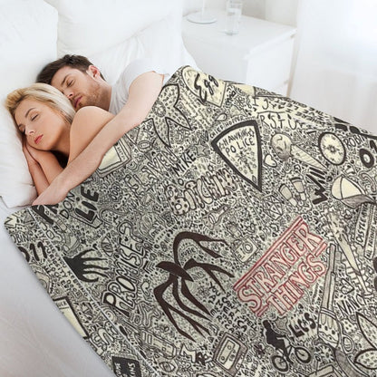 Stranger Things Throw Blanket