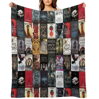 Cozy Reader Blanket for Young Adult & Fantasy Book Lovers