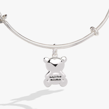 Baby’s First Hanukkah Bracelet — Menorah & Star Charm Holiday Keepsake