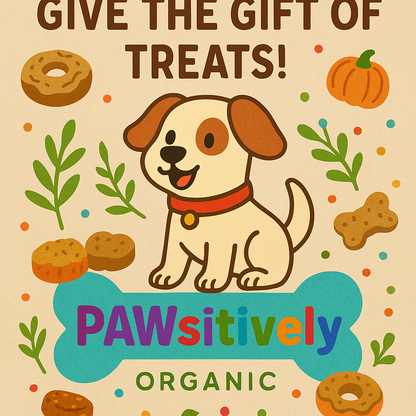 Organic Dog Treat Gift Cards — Pawsitively Organic Dog Bakery Gift Cards