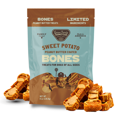 Peanut Butter Sweet Potato Bones
